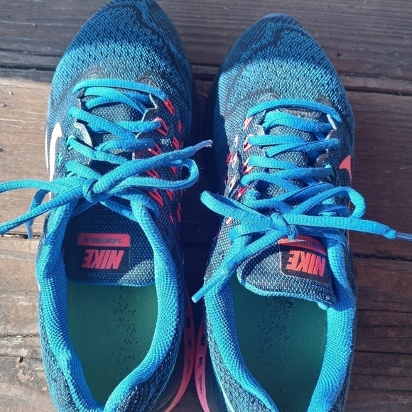 Men's Nike Zoom Structure 18 athletic shoes blue, - Picture 6 of 9